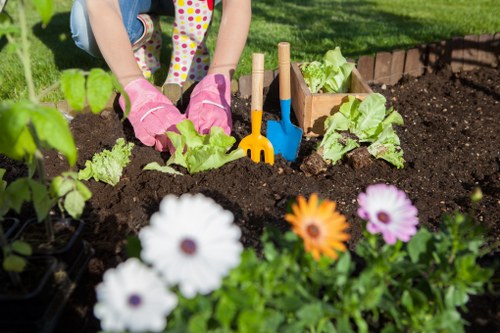 Person using a screen-reader to view gardening schedules